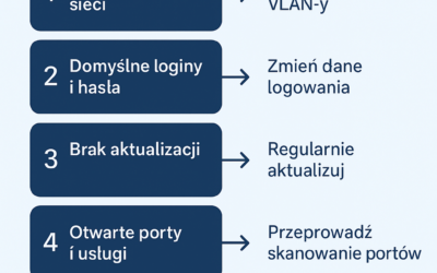 Top 5 luk w zabezpieczeniach sieci firmowej